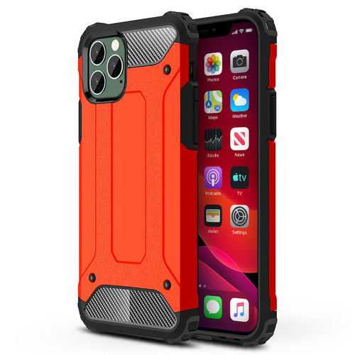 Military Defender Tough Shockproof Case for Apple iPhone 11 Pro - Red